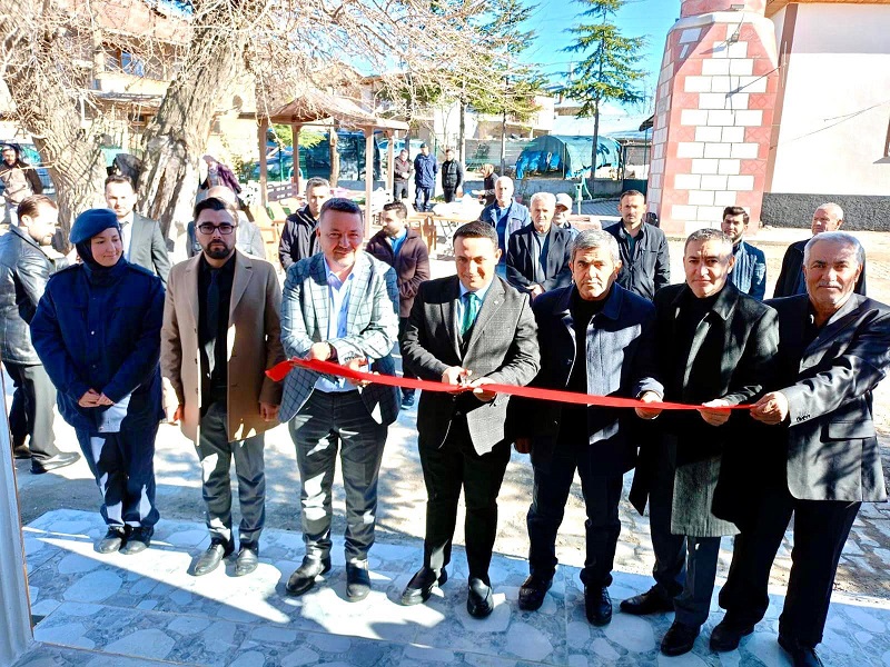 Yalıhüyük’te Cami şadırvanı açılışı yapıldı